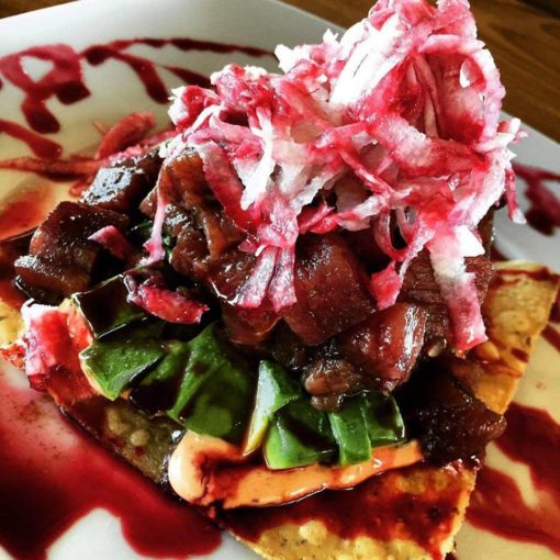 Tostada de atún - La Mazatleca